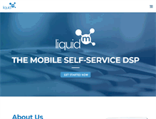 Tablet Screenshot of liquidm.com